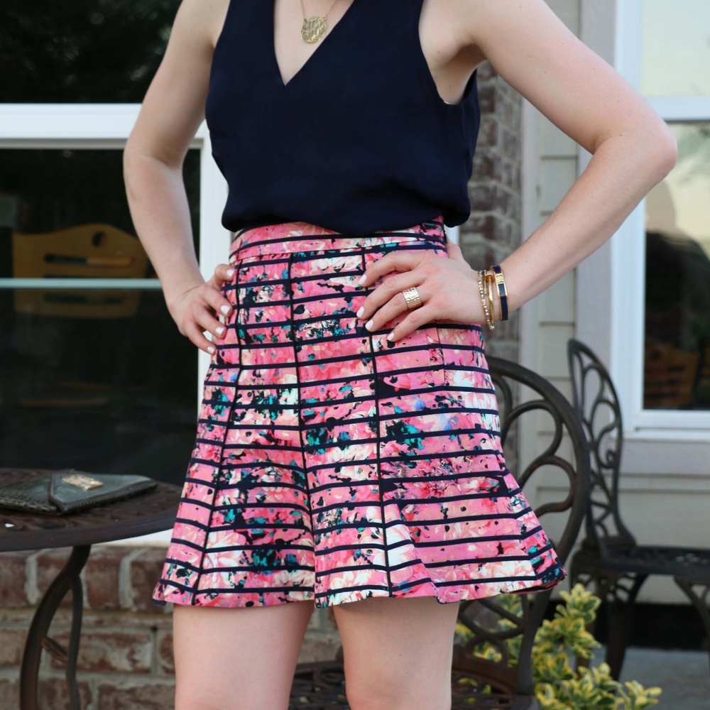 Banana Republic Multi-colored Skirt